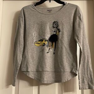 DKNY long sleeve tee, size L